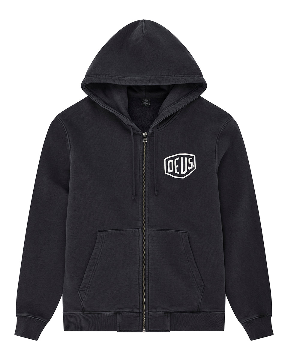 極美品⭐︎DeuxiemeClasse×AMERICANA HOODIEGOWN SHIELD GARMENT DYED ZIP HOODIE – Deus Ex Machina/デウス