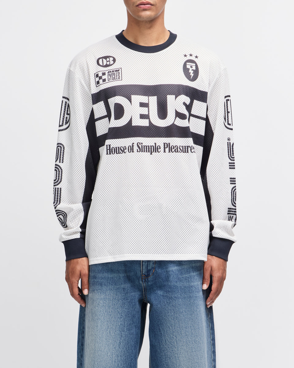 【タグ付き 未使用　XL GOLDWIN Deus Ex Machina】コラボ OFF ROAD MX JERSEY 2.0 – Deus Ex Machina/デウスエクスマキナOfficial