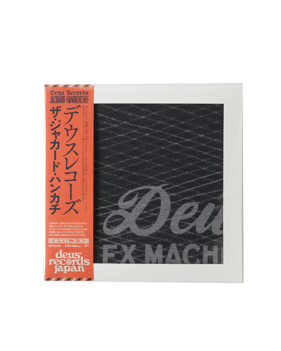 DEUS RECORDS JACQUARD HANDKERCHIEF (CROSS EXAM) – Deus Ex Machina