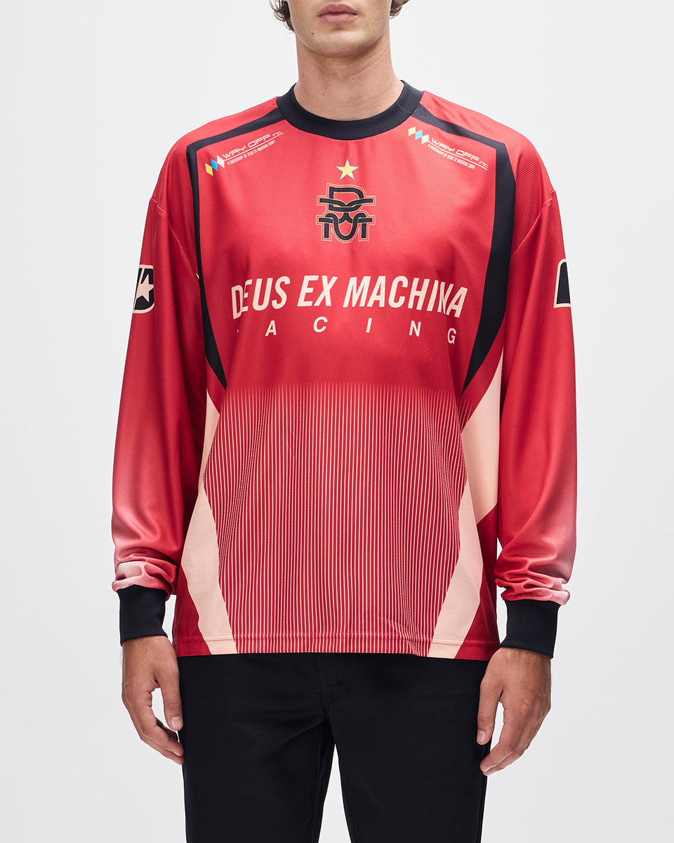 【完売商品】DEUS OFF ROAD MX JERSEY オフロード Mサイズ Mens T-Shirt|Deus Ex Machina|Off Road MX Jersey – Deus Ex