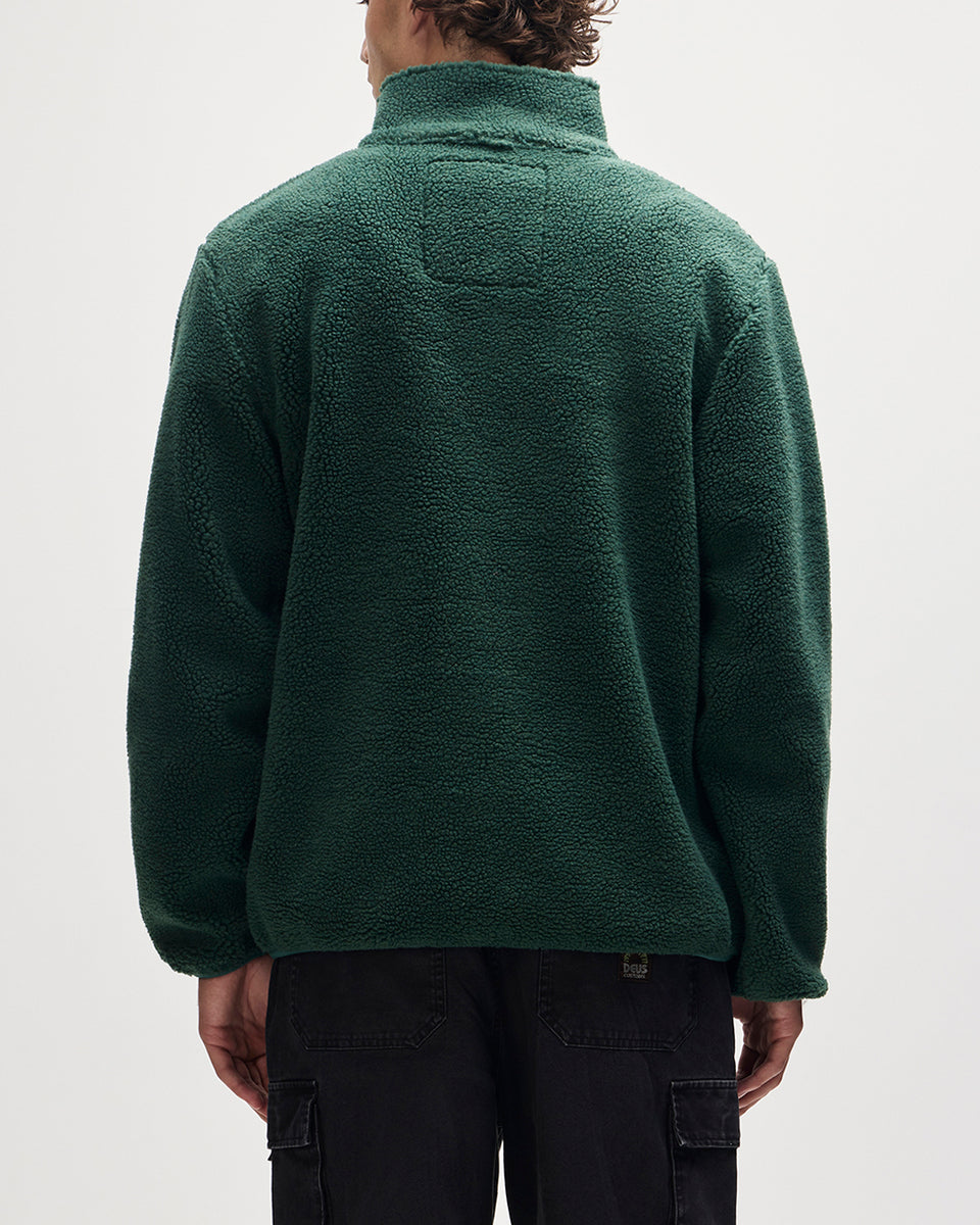 Shephe SWEATER メンズ US サイズ: Medium カラー: グリーン DISCOVERY SHERPA FLEECE – Deus Ex Machina/デウスエクスマキナOfficial