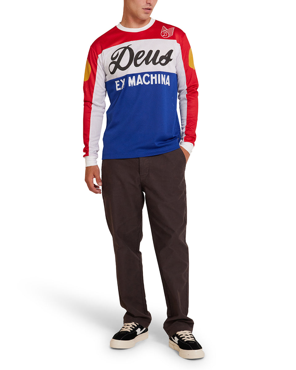 DEUS デウス SABER MOTO JERSEY Mサイズ SABER MOTO JERSEY – Deus Ex Machina/デウスエクスマキナOfficial