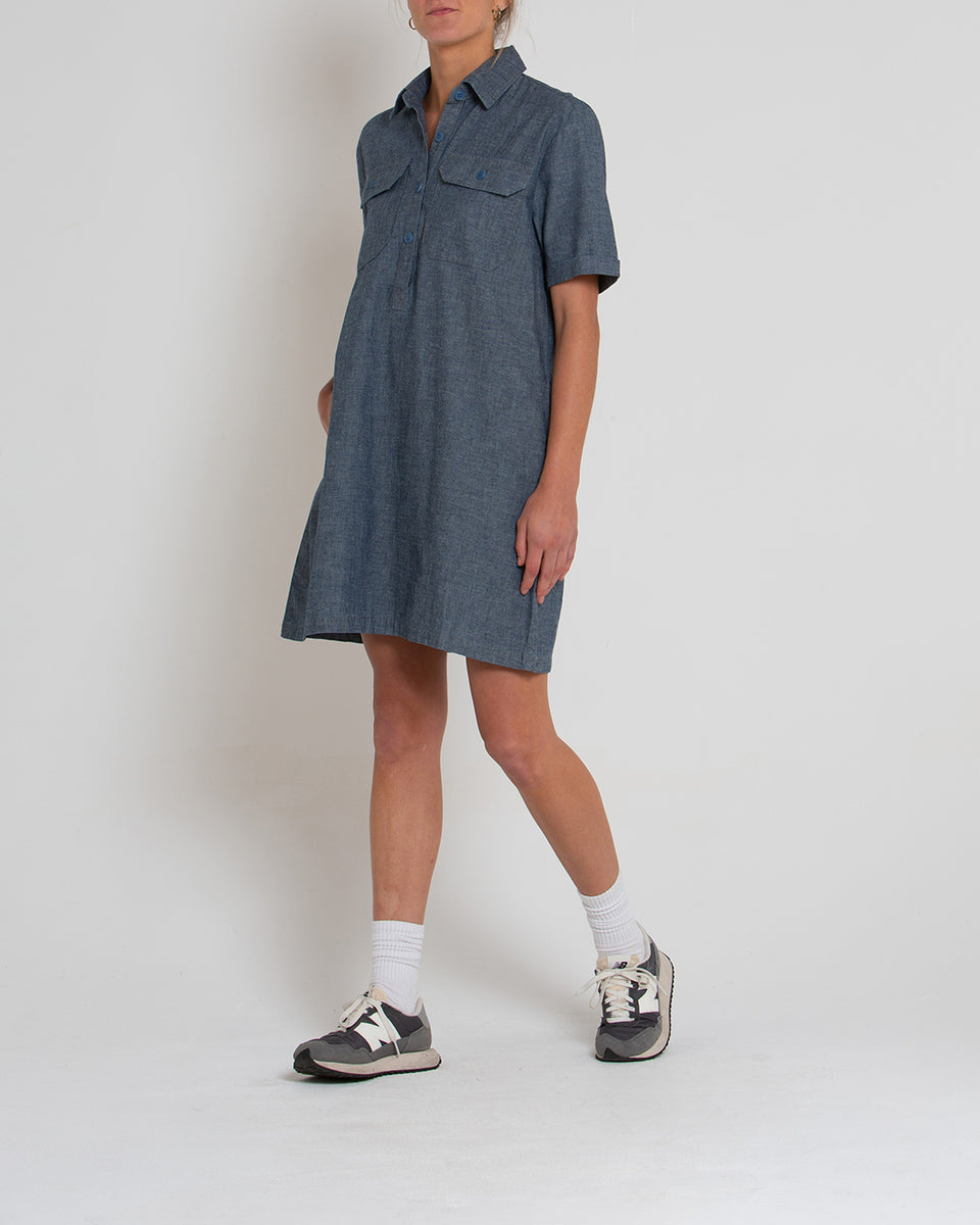 CHAMBRAY HONOUR DRESS (WOMENS) – Deus Ex Machina/デウス