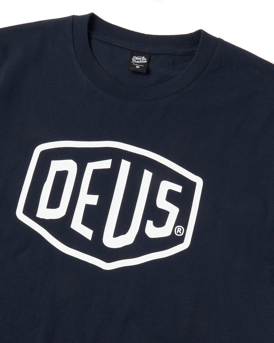 DEUS EX MACHINA Shield 半袖 T シャツ - Navy