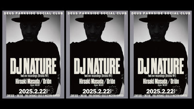 DJ Nature Takes Over Deus Park Side Social Club Asakusa