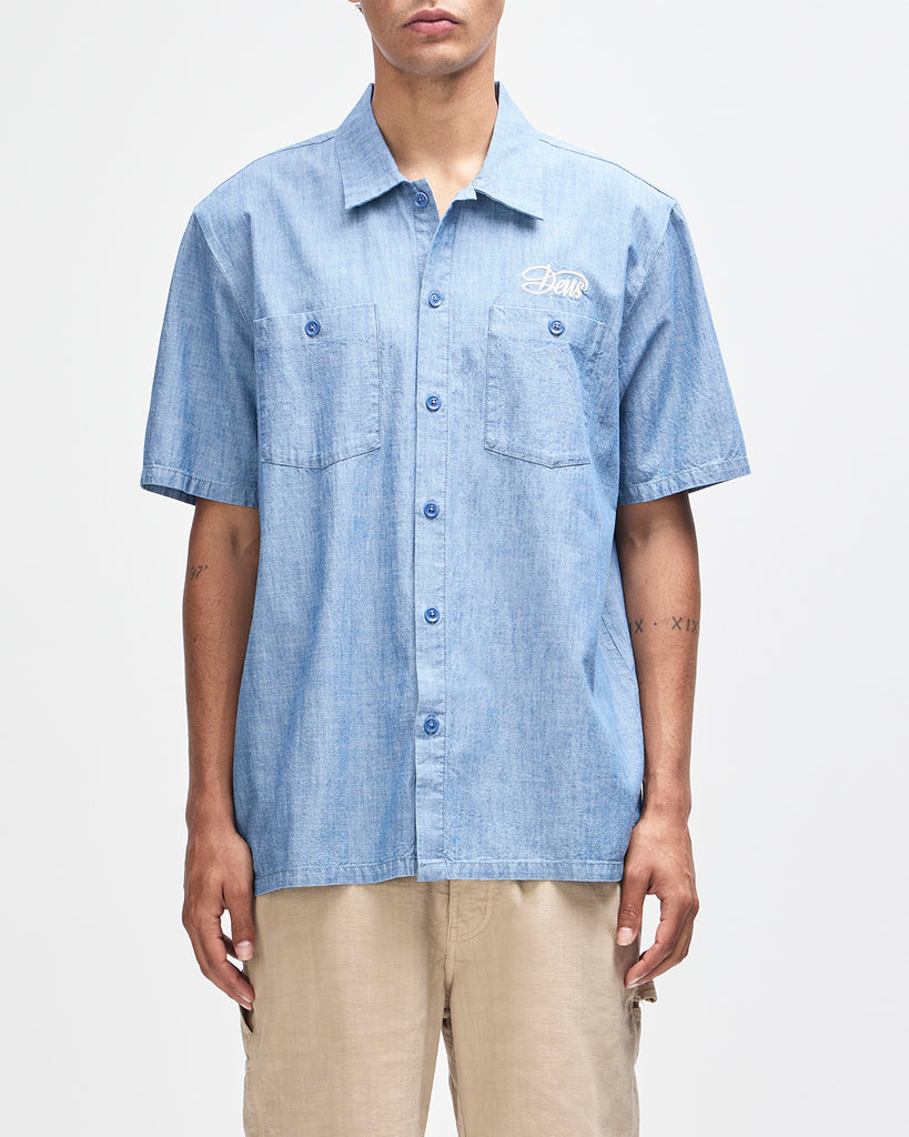 FORECOURT CHAMBRAY SHIRT – Deus Ex Machina/デウスエクスマキナOfficial