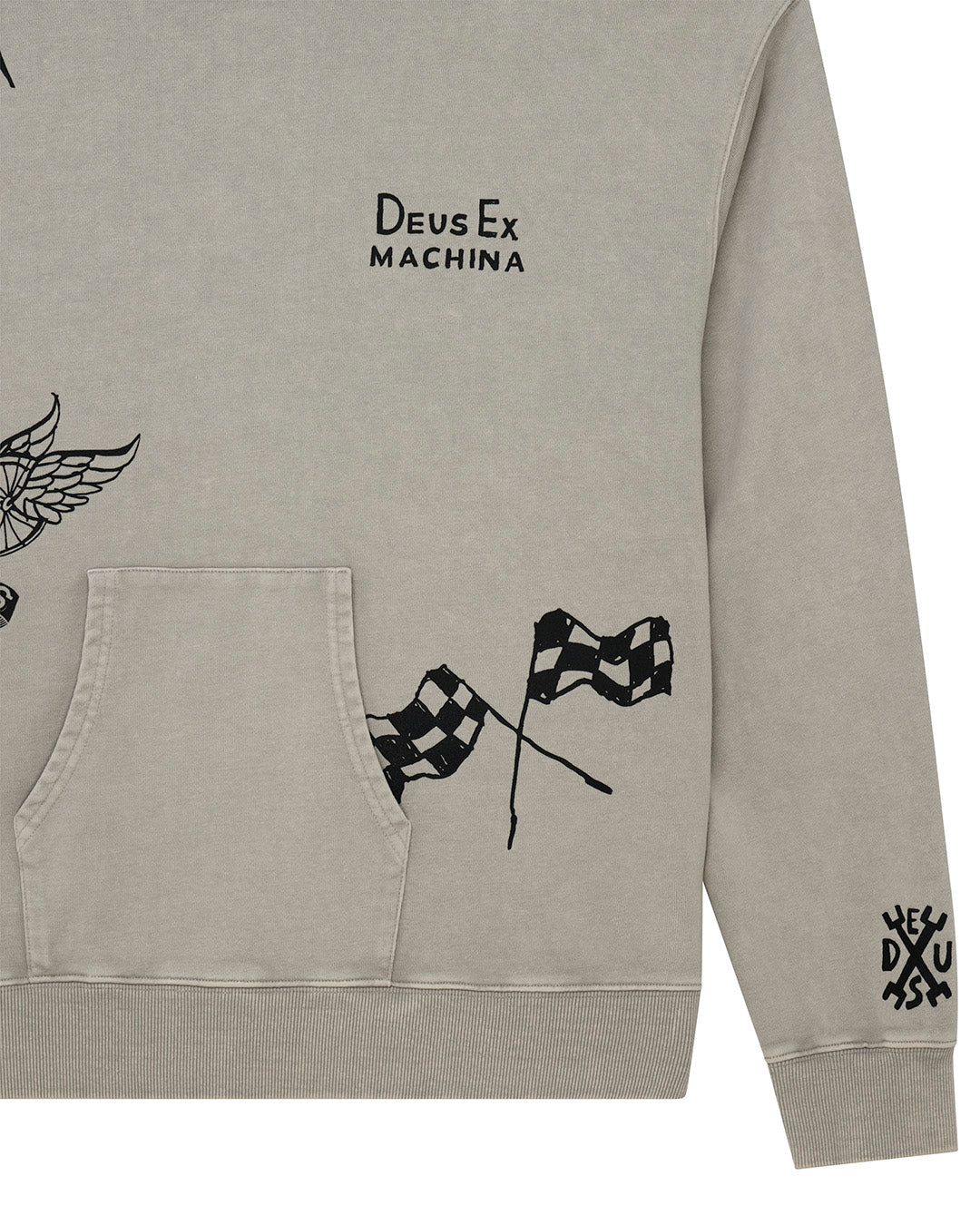 DOODLE DYED HOODIE – Deus Ex Machina/デウスエクスマキナOfficial