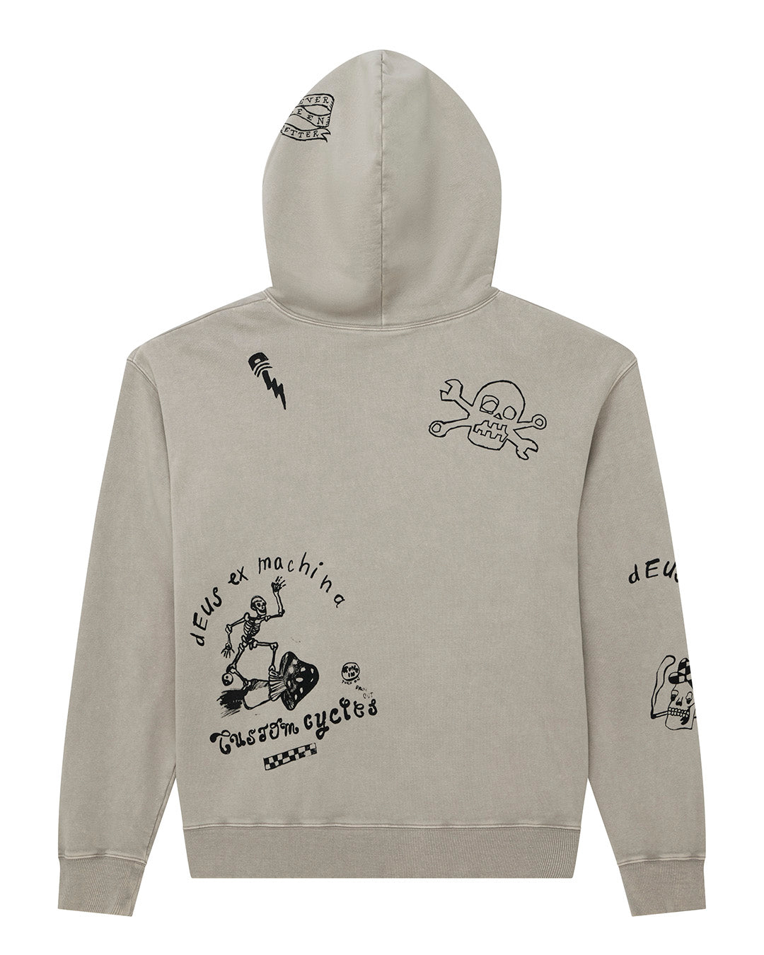 DOODLE DYED HOODIE – Deus Ex Machina/デウスエクスマキナOfficial