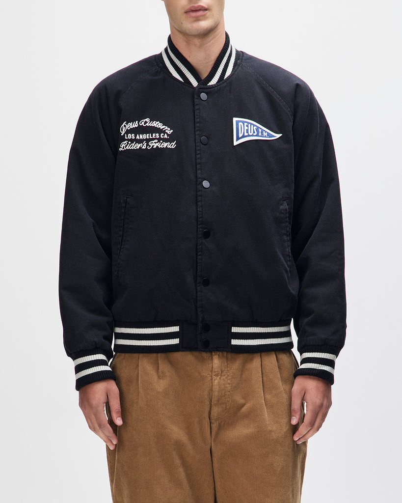 ジャケット・ブルゾン MICKEY STADIUM JACKET Baseball Mickey Mouse print leather stadium jacketstadium