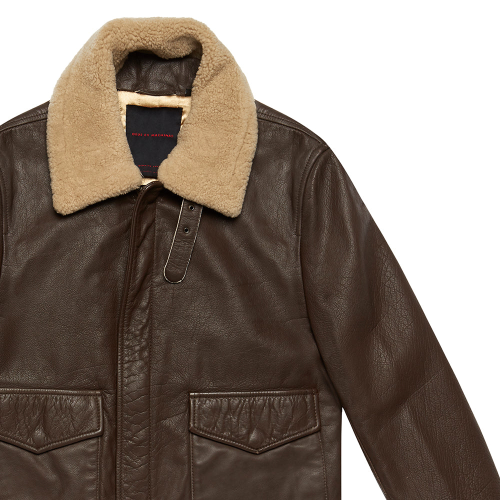 未使用級 Deus Ex Machina 牛革 カウレザー レザージャケット DEUS EX MACHINA デウスエクスマキナ ダブル ライダース レザー