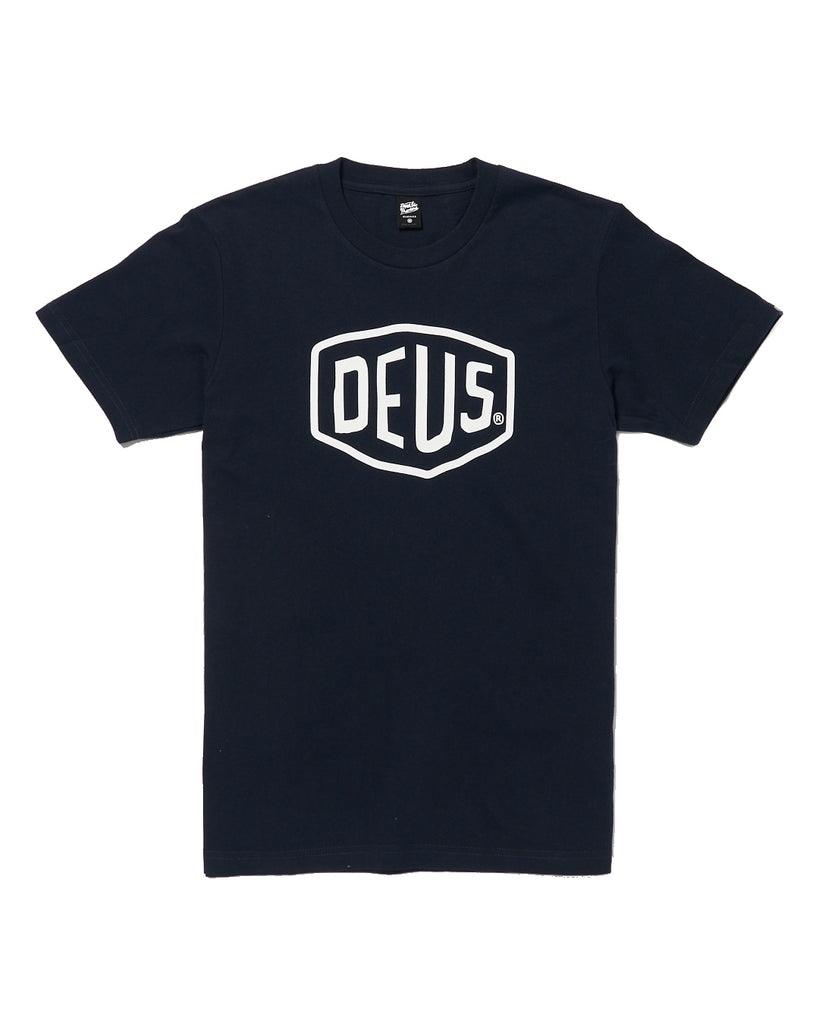 DEUS EX MACHINA Shield 半袖 T シャツ - Navy