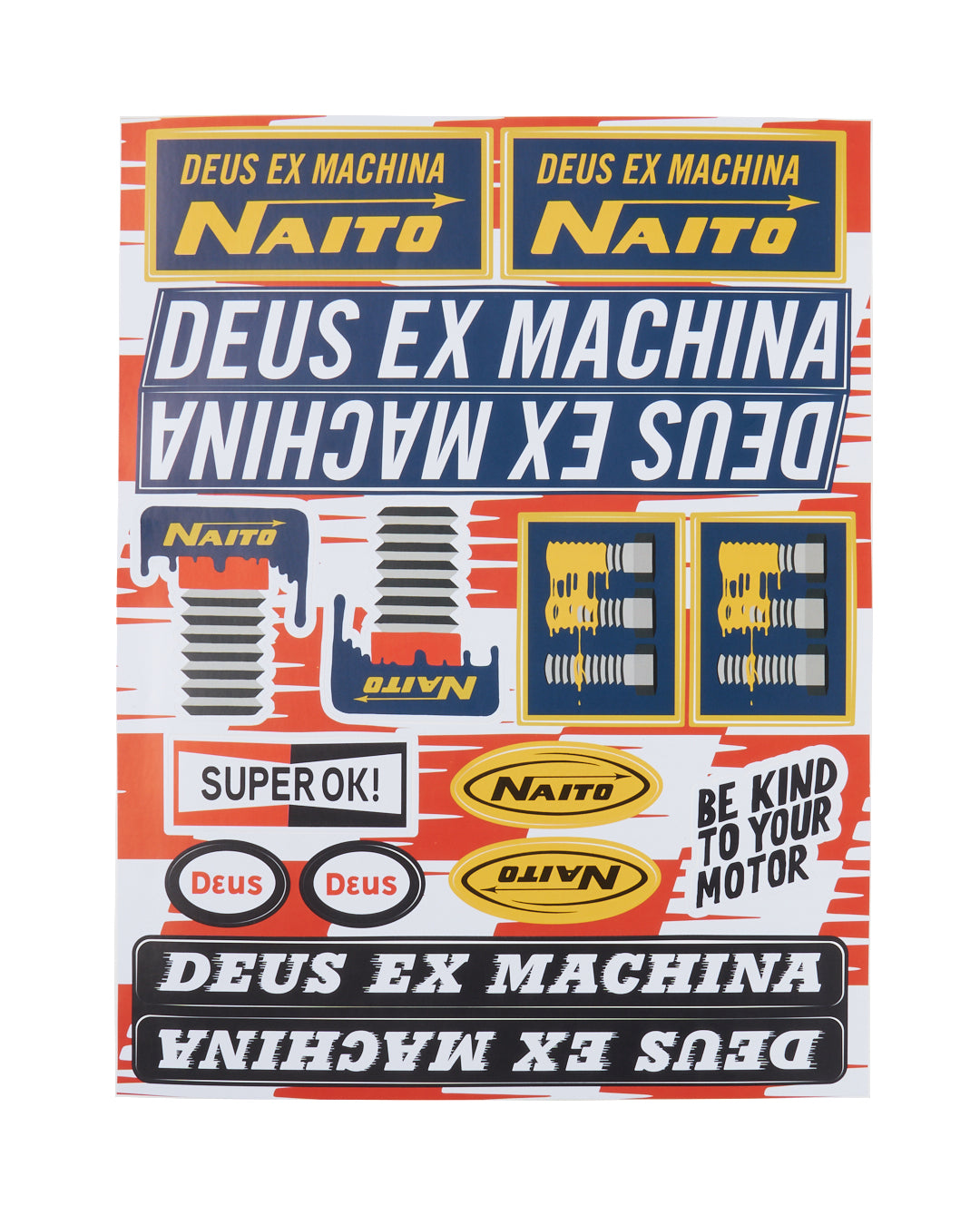 NAITO STICKER SHEETS – Deus Ex Machina/デウスエクスマキナOfficial